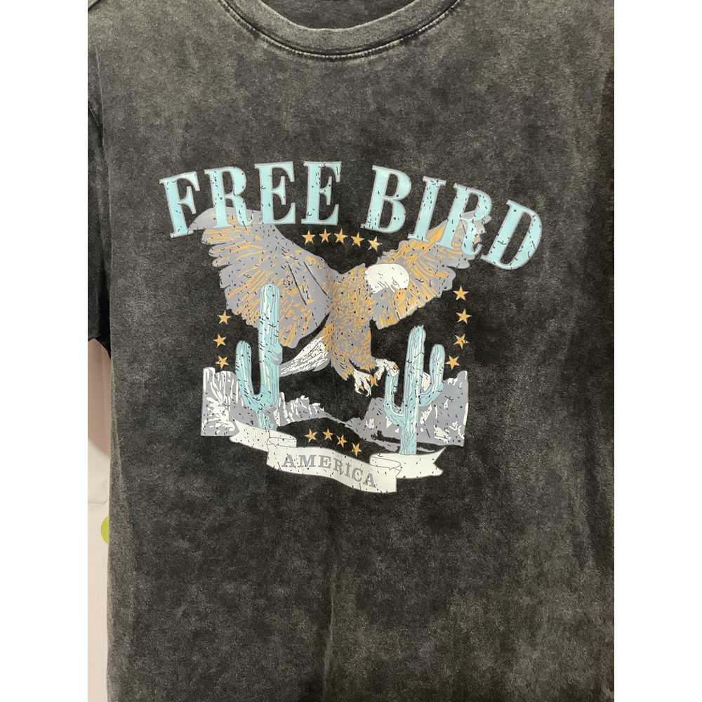 Vintage 90’s FREE BIRD Tee Unisex Size Small Black - image 6