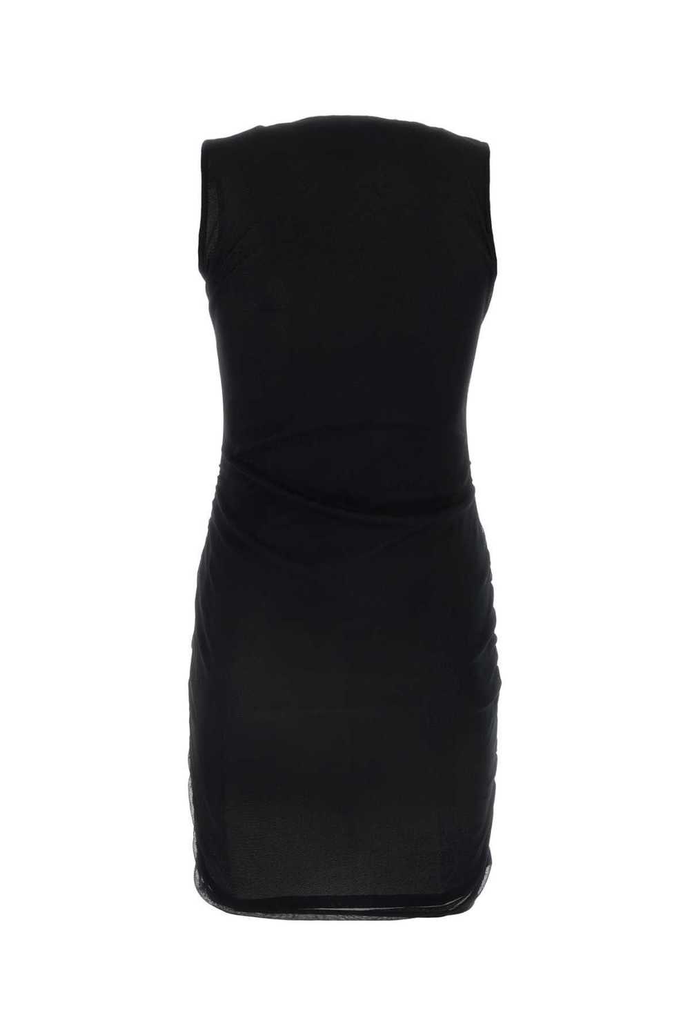 Saint Laurent Paris Black Nylon Mini Dress - image 2