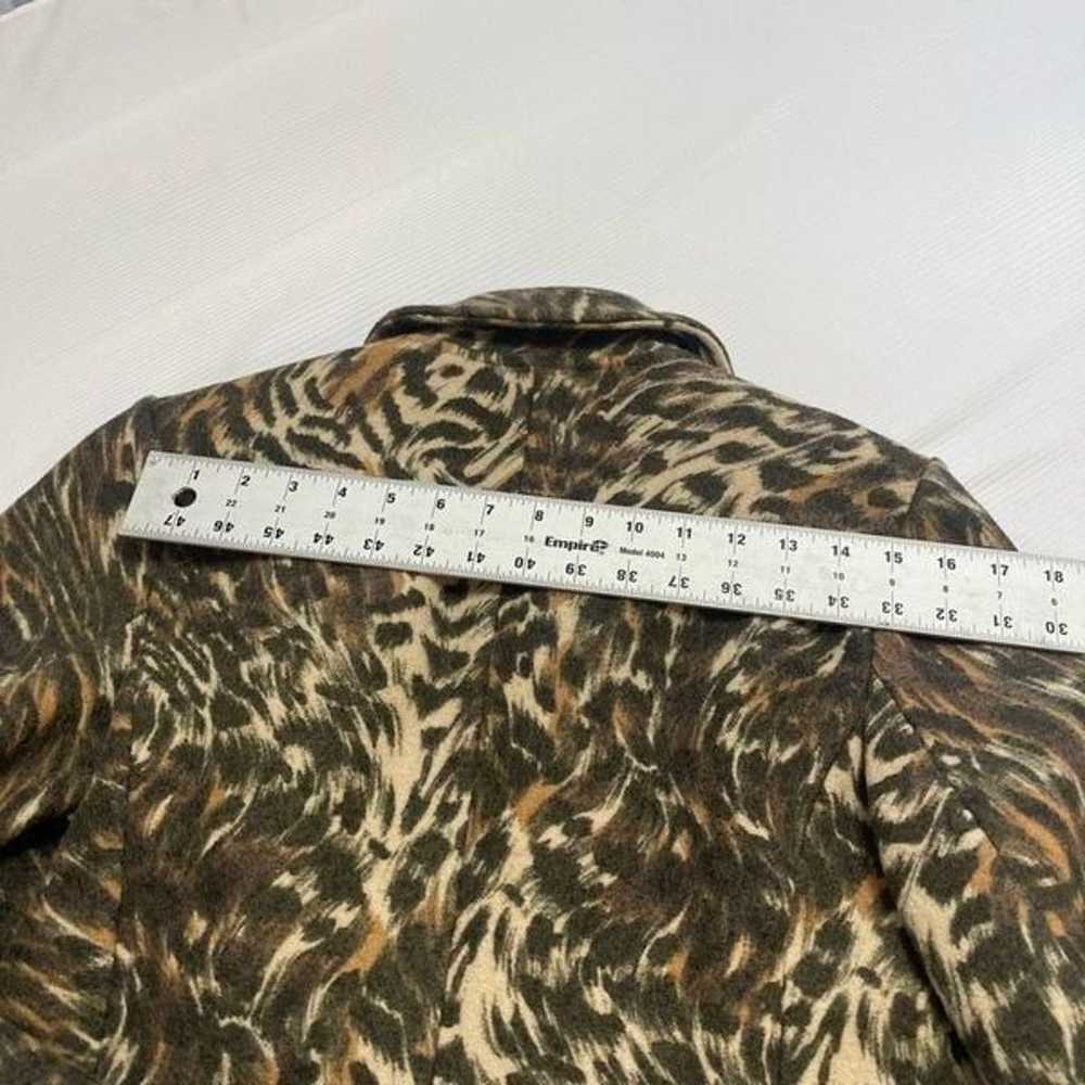 Geiger Collections Leopard Wool Blazer Jacket Siz… - image 10