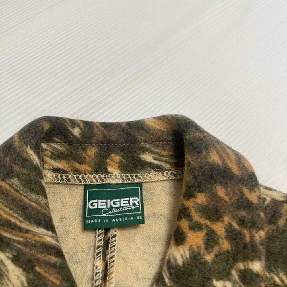Geiger Collections Leopard Wool Blazer Jacket Siz… - image 2