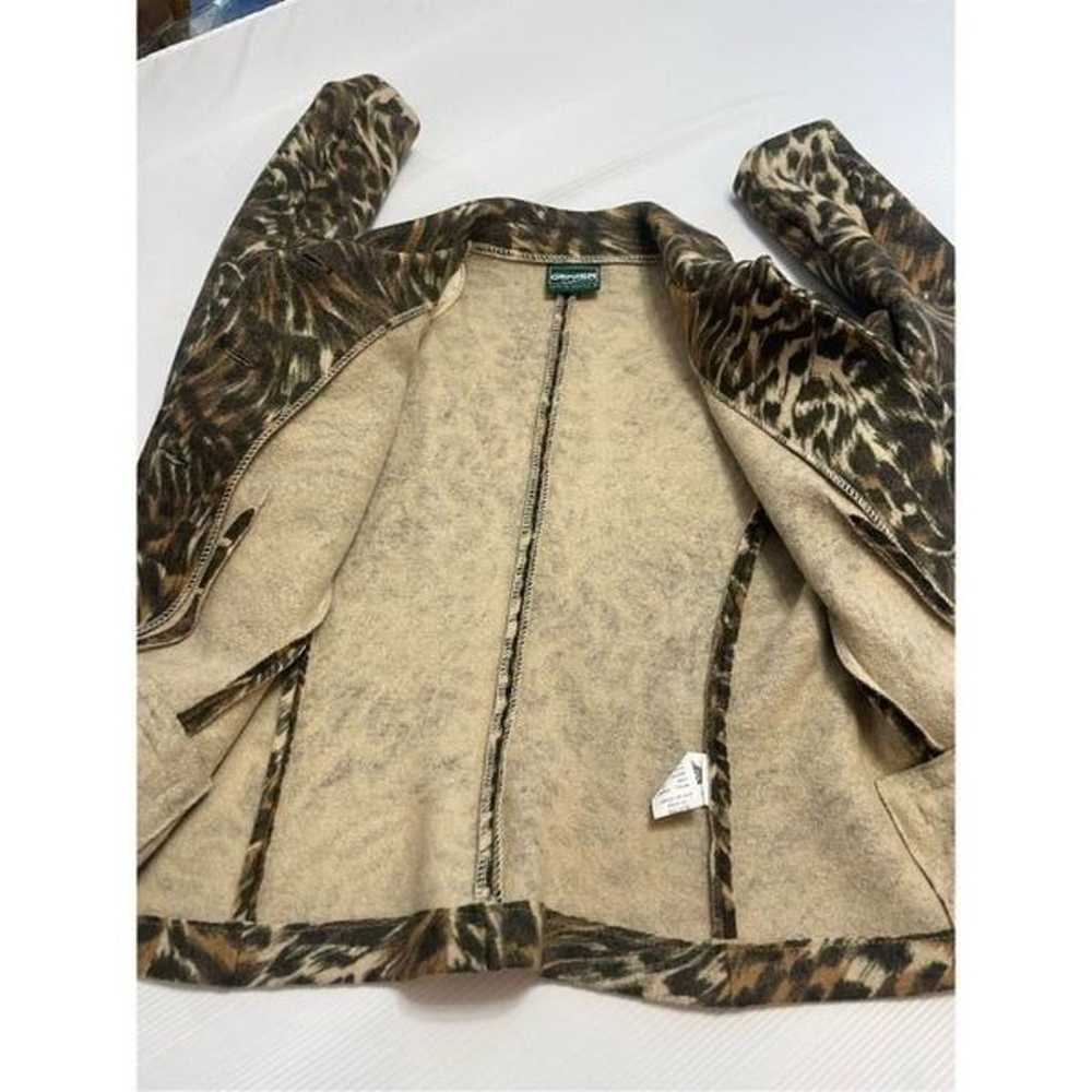 Geiger Collections Leopard Wool Blazer Jacket Siz… - image 4