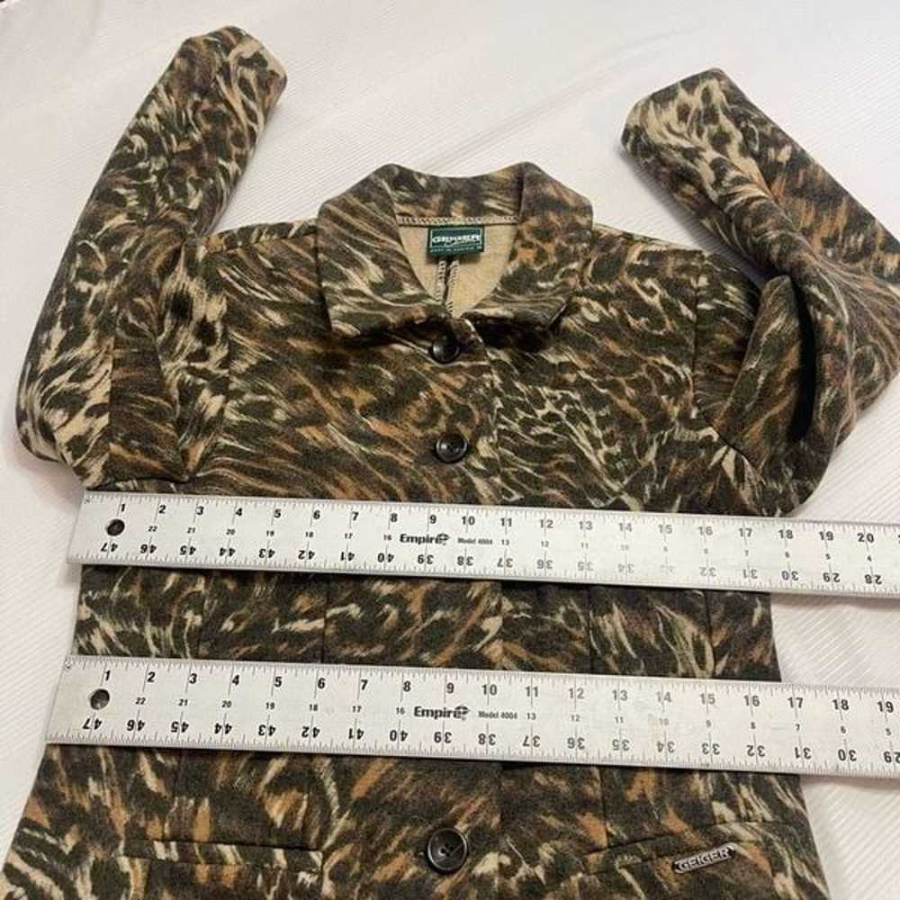 Geiger Collections Leopard Wool Blazer Jacket Siz… - image 6