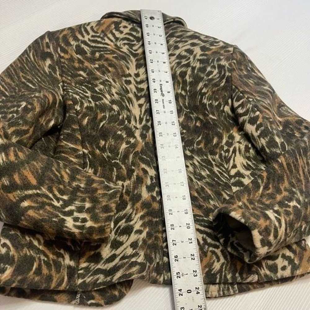 Geiger Collections Leopard Wool Blazer Jacket Siz… - image 9