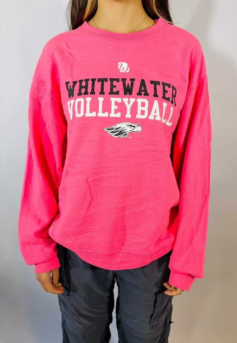 Vintage Size Large Y2K USA Volleyball Sweatshirt … - image 2