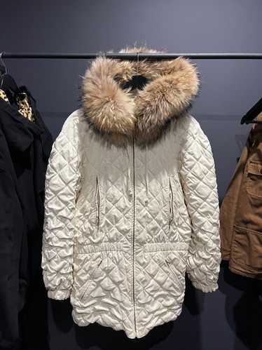 Hermes Hermes Vintage Quilted Parka Coat With Fox 