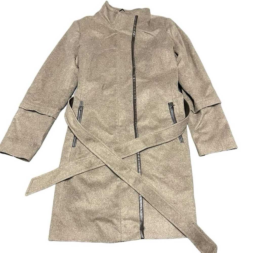 Via spiga womens wool long slim fit belted coat - image 1