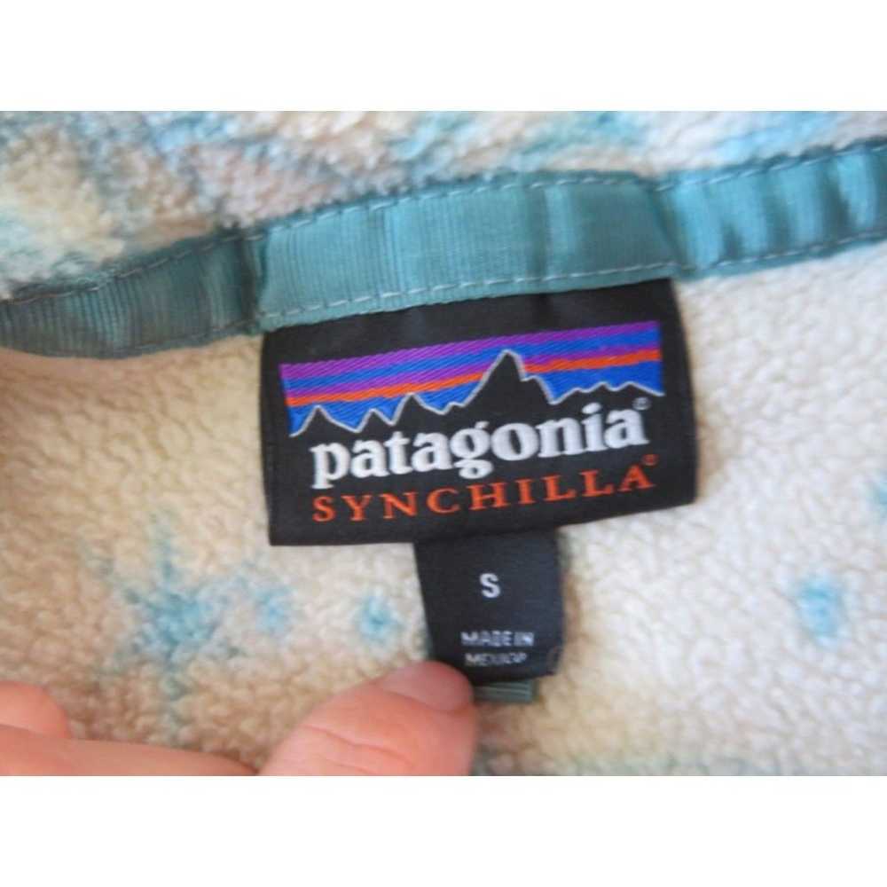 patagonia owl printed snap-t synchilla fleece pul… - image 4