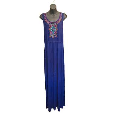 Other Womans Embroidered summer maxi long tank dr… - image 1