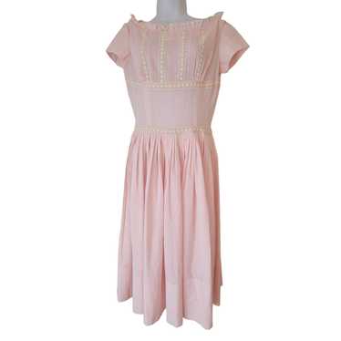 Vintage Tailored Junior 18 Pink Vintage Lace Dress