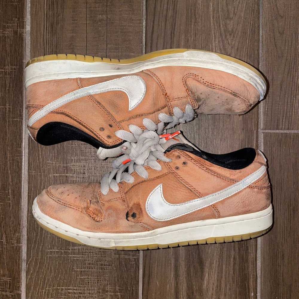 Nike Nike SB Orange label dark russet skate shoe - image 2