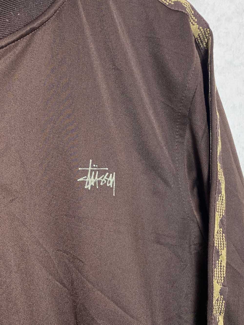 Stüssy Vintage Stussy Needles Brown Tracktop / Tr… - image 3