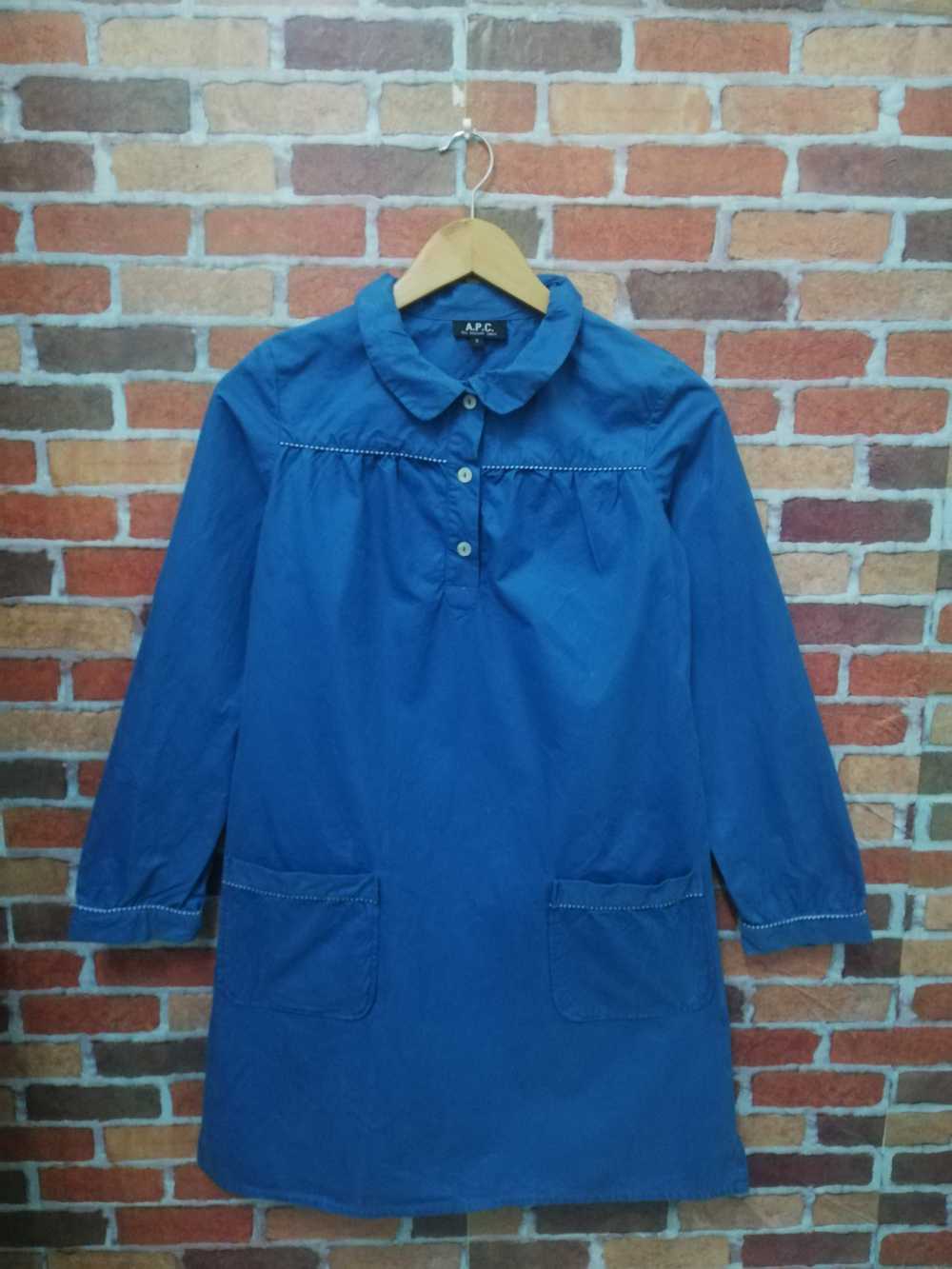 A.P.C. A. P. C trench cloaks plain button up - image 1