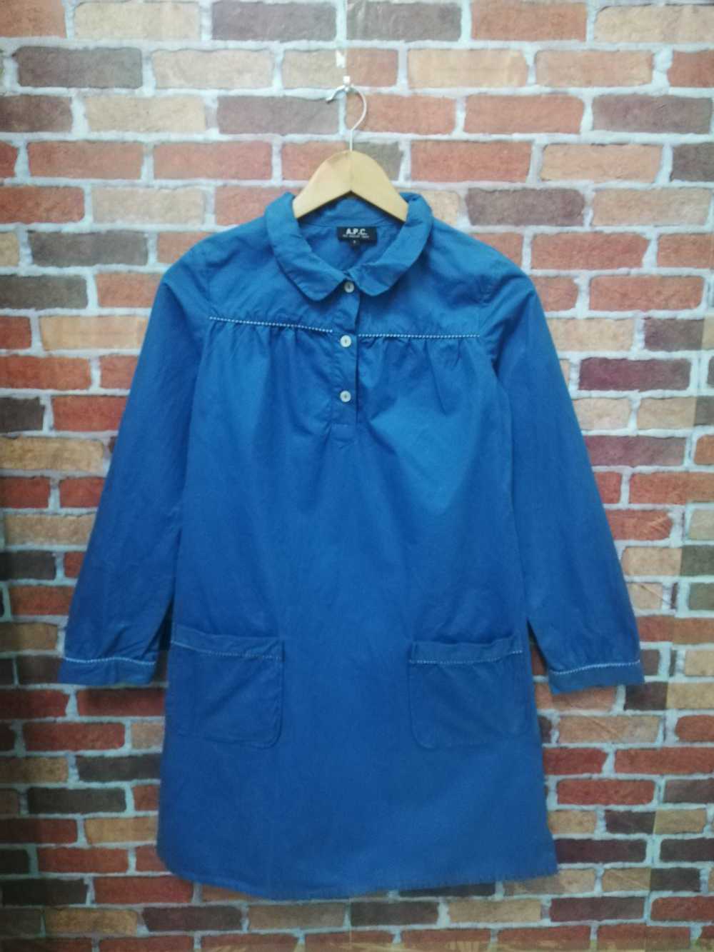 A.P.C. A. P. C trench cloaks plain button up - image 2