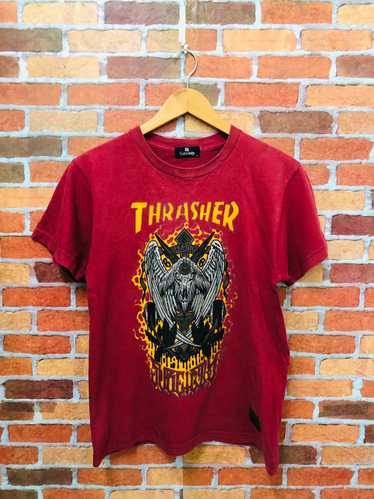 Thrasher - Subciety x thrasher double side printed