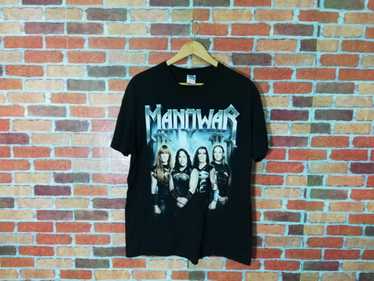 Band Tees - Manowar Promo tour 2014 overprint two… - image 1