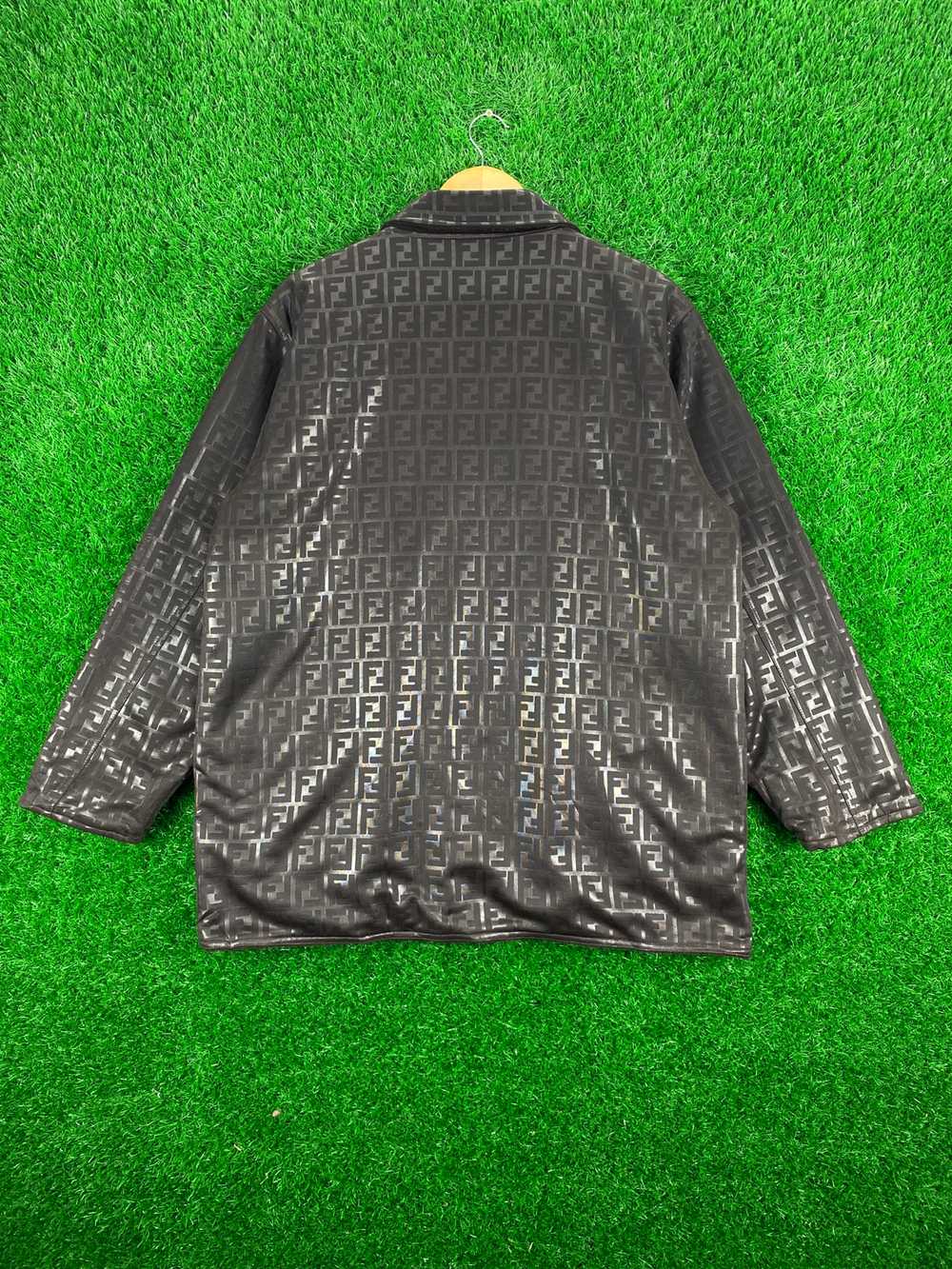 Vintage - FENDI Zucca Monogram Reversible Jacket … - image 2