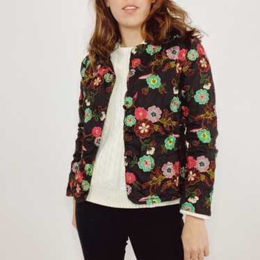 Johnny Was Embroidered Floral Jacket M