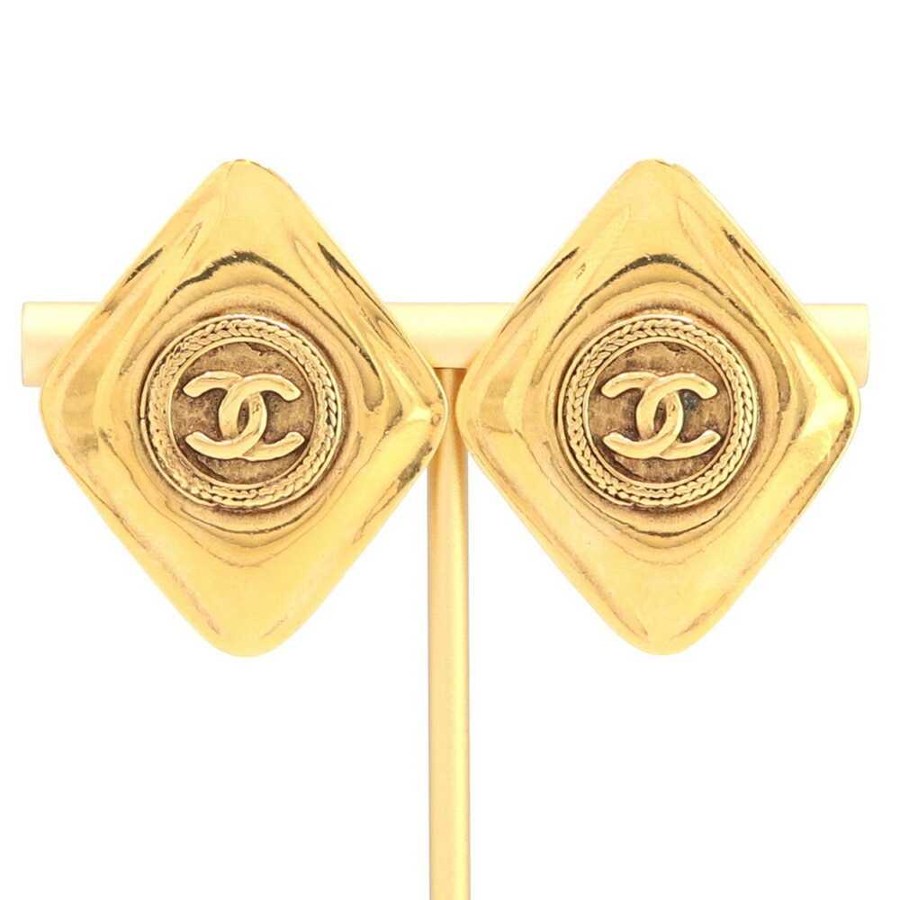Chanel Chanel earrings, Coco mark, gold, metal, e… - image 1