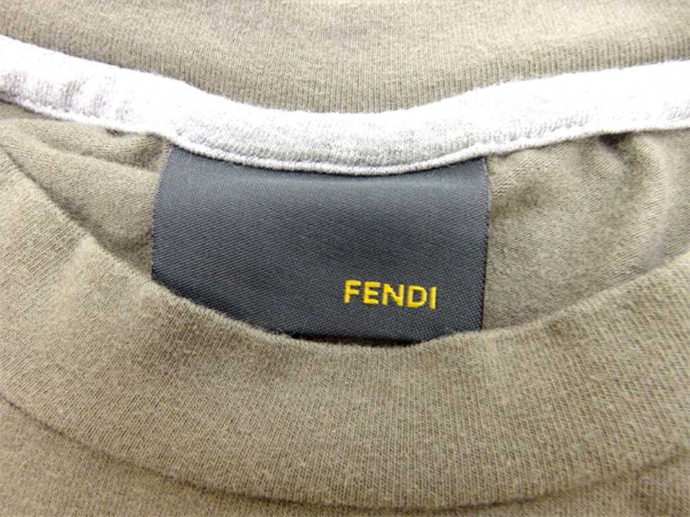 Fendi  Cut And Sew Long T-Shirt 8A Kids Size Logo… - image 7