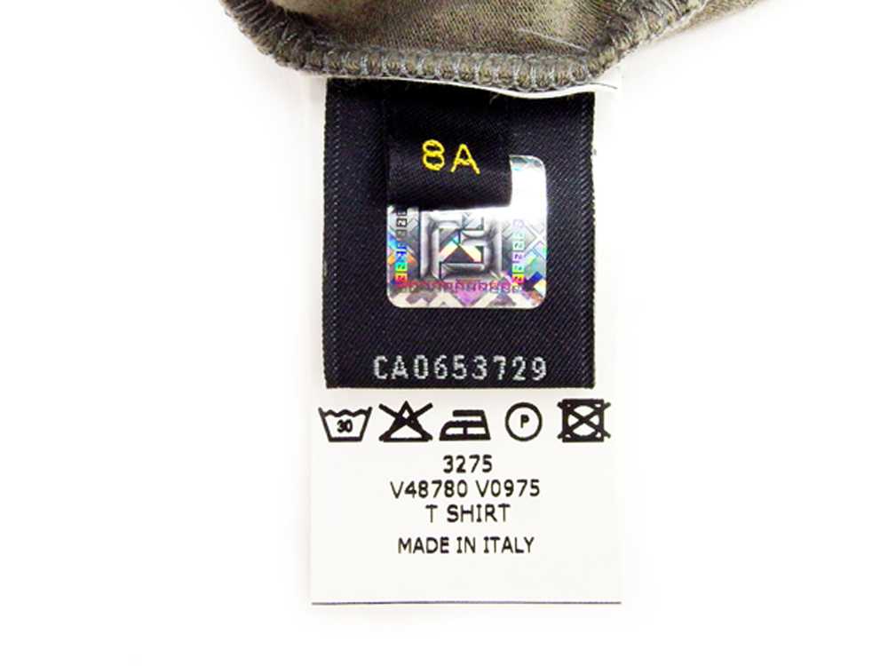 Fendi  Cut And Sew Long T-Shirt 8A Kids Size Logo… - image 8