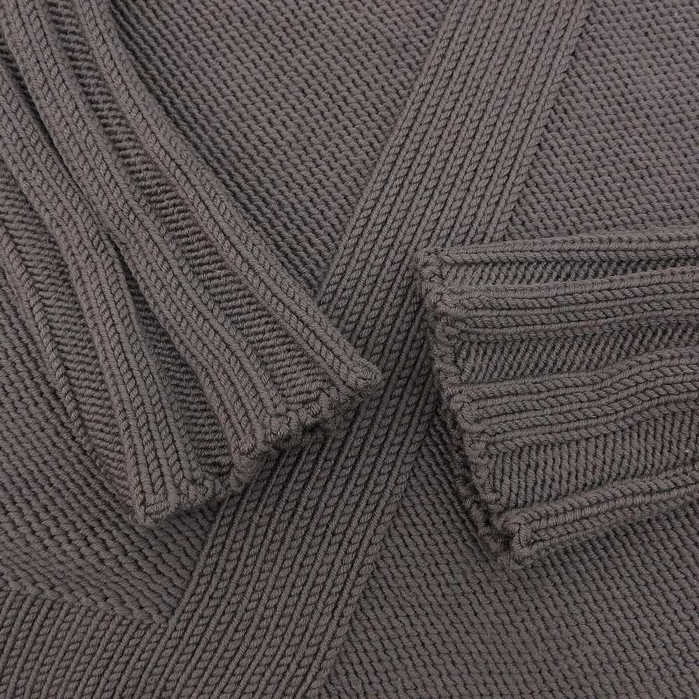 Fendi 8110  V-Neck Sweater Wool Brown 40 Women's … - image 4