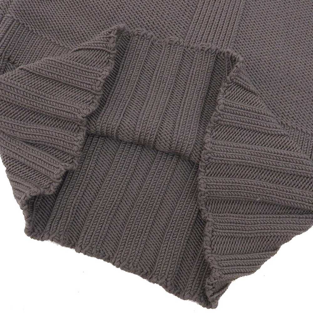 Fendi 8110  V-Neck Sweater Wool Brown 40 Women's … - image 5