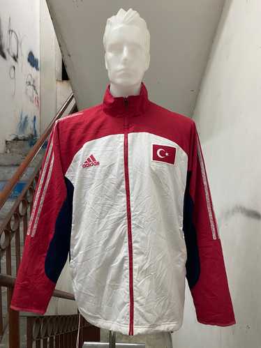 VTG DISTRESSED ADIDAS TURKEY 2002 WORLD CUP 3RD P… - image 1