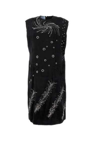 Prada Black Velvet Dress