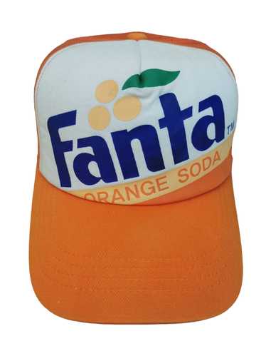 Vintage - VINTAGE FANTA ORANGE SODA TRUCKER HAT CA