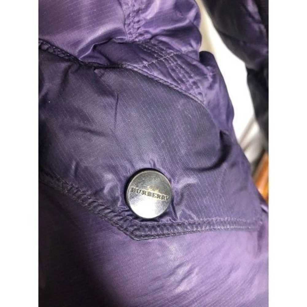 Burberry Puffer Coat Jacket Nova Check Print Hood… - image 5