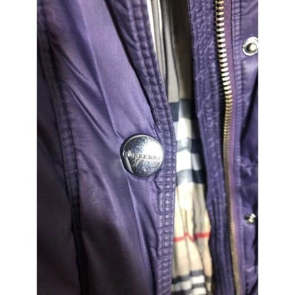 Burberry Puffer Coat Jacket Nova Check Print Hood… - image 6
