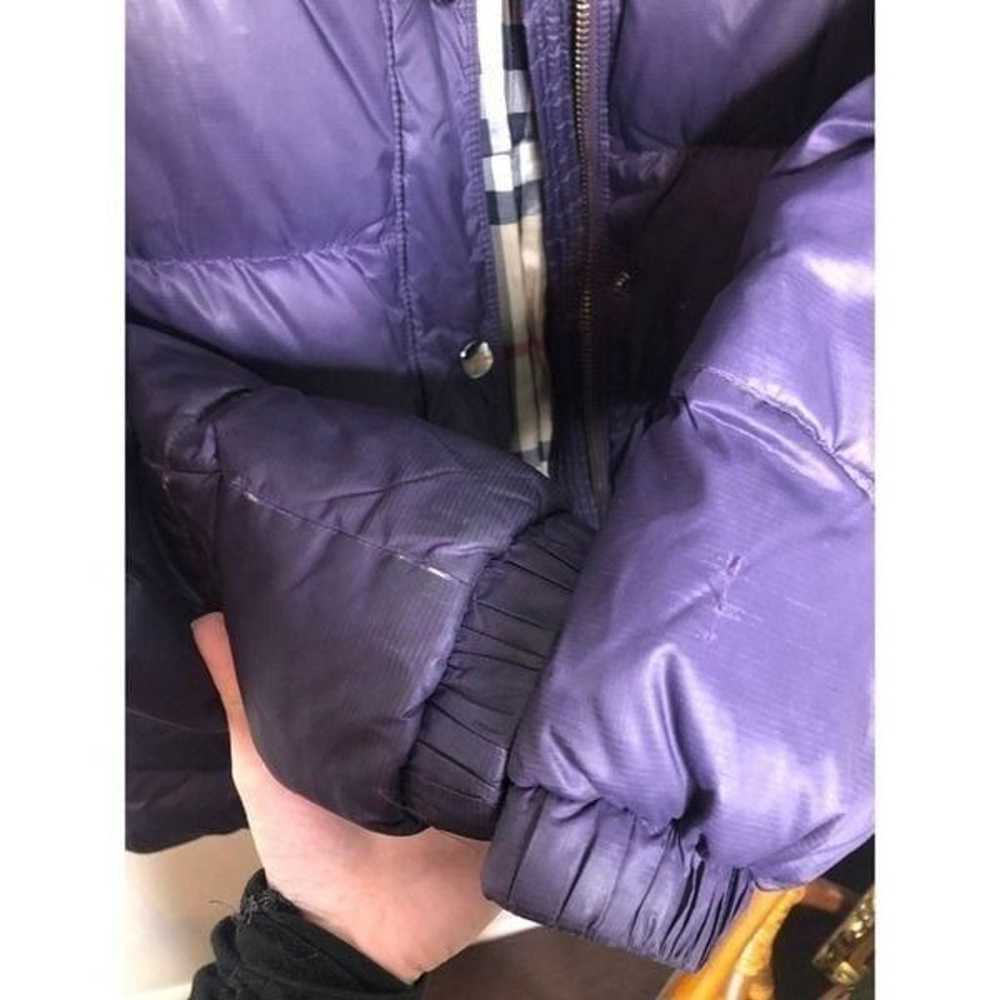 Burberry Puffer Coat Jacket Nova Check Print Hood… - image 9
