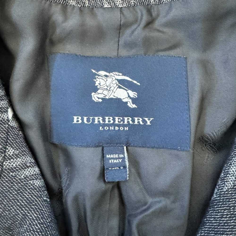 Burberry London Checkmark Plaid Coat Grey - image 3