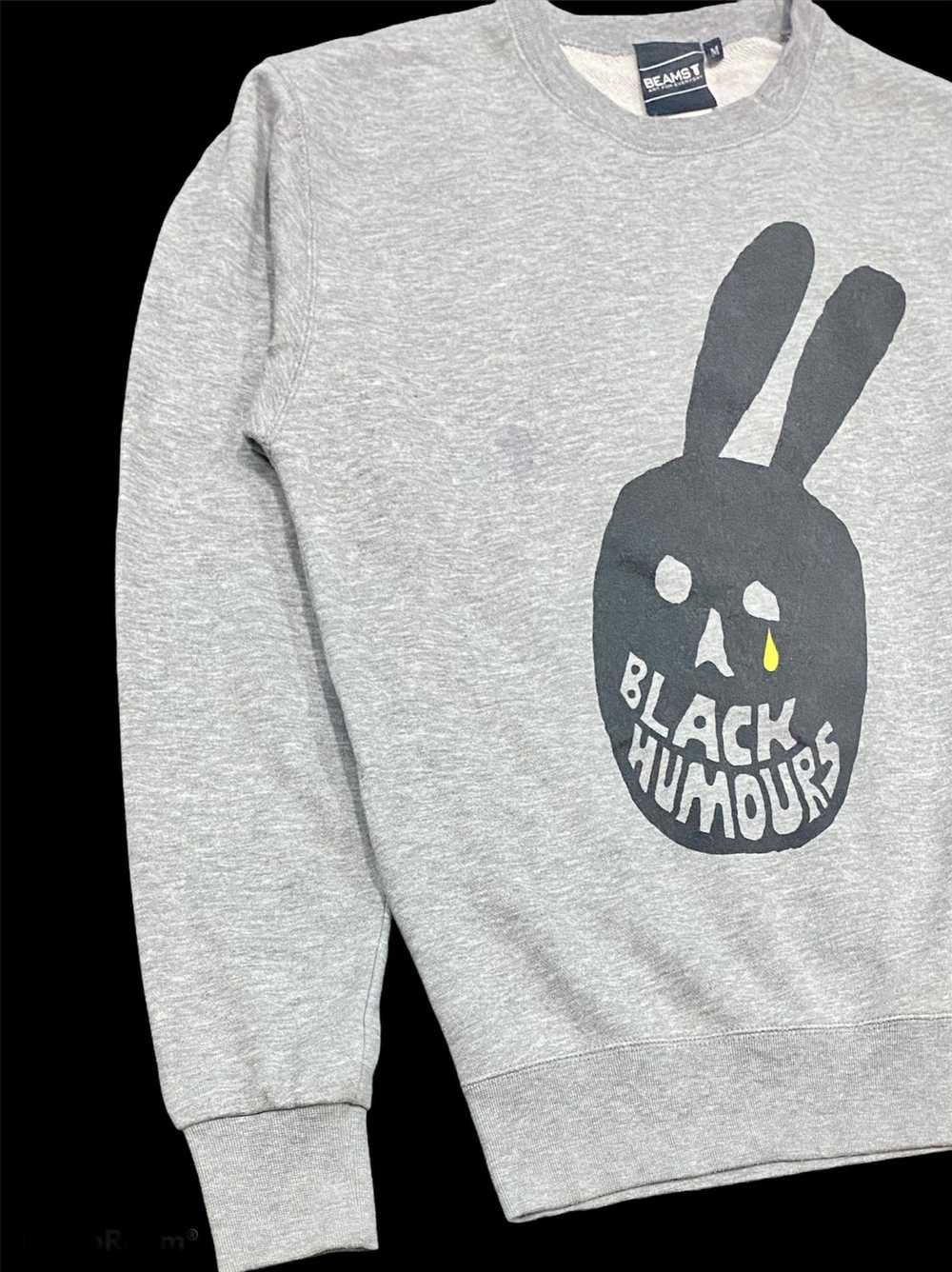 BEAMS PLUS SWEATSHIRT BLACK HEARTED BIG LOGO by B… - image 4