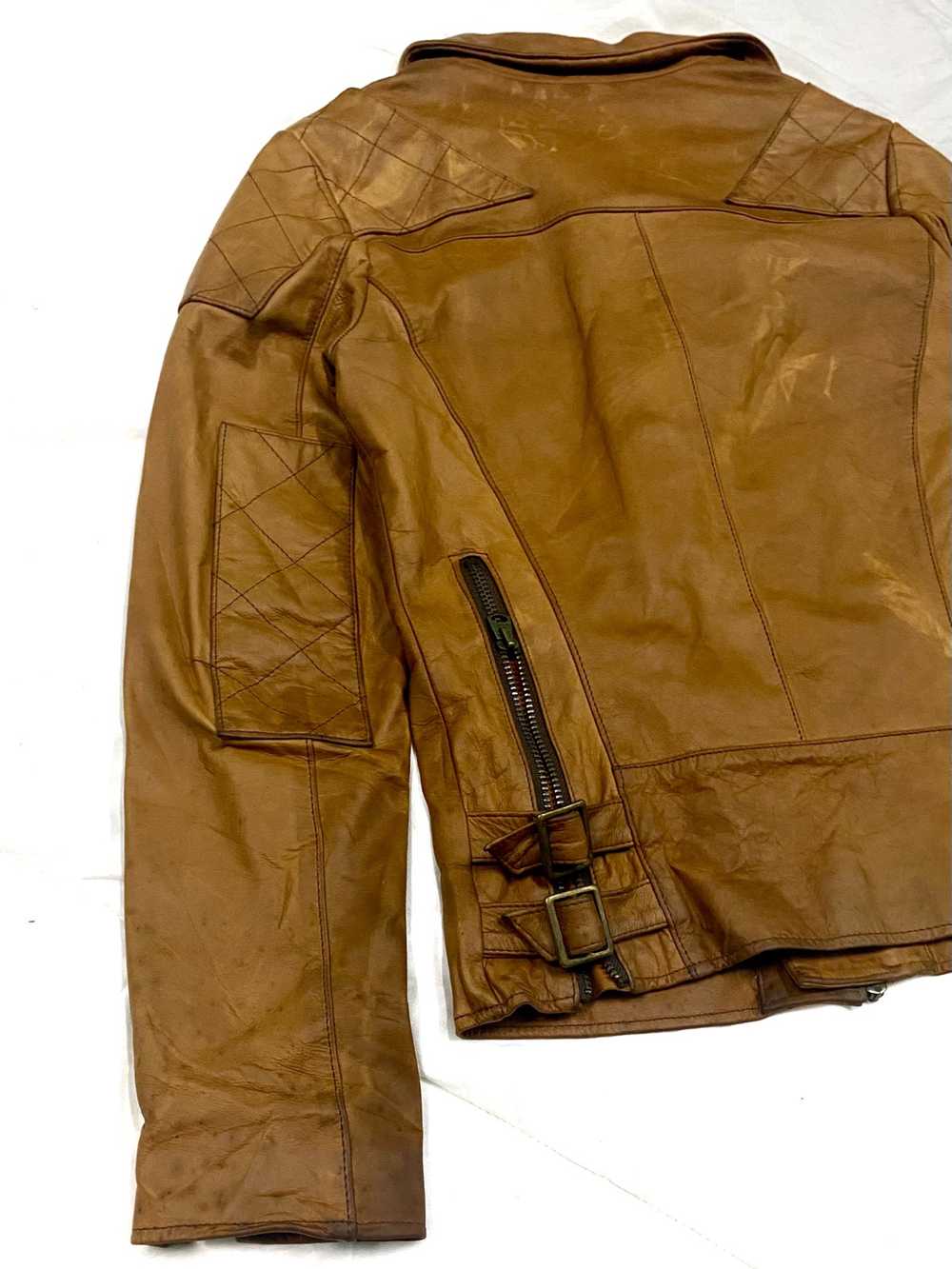 Archival Clothing - Genuine Cow Leather Jacket Fo… - image 10