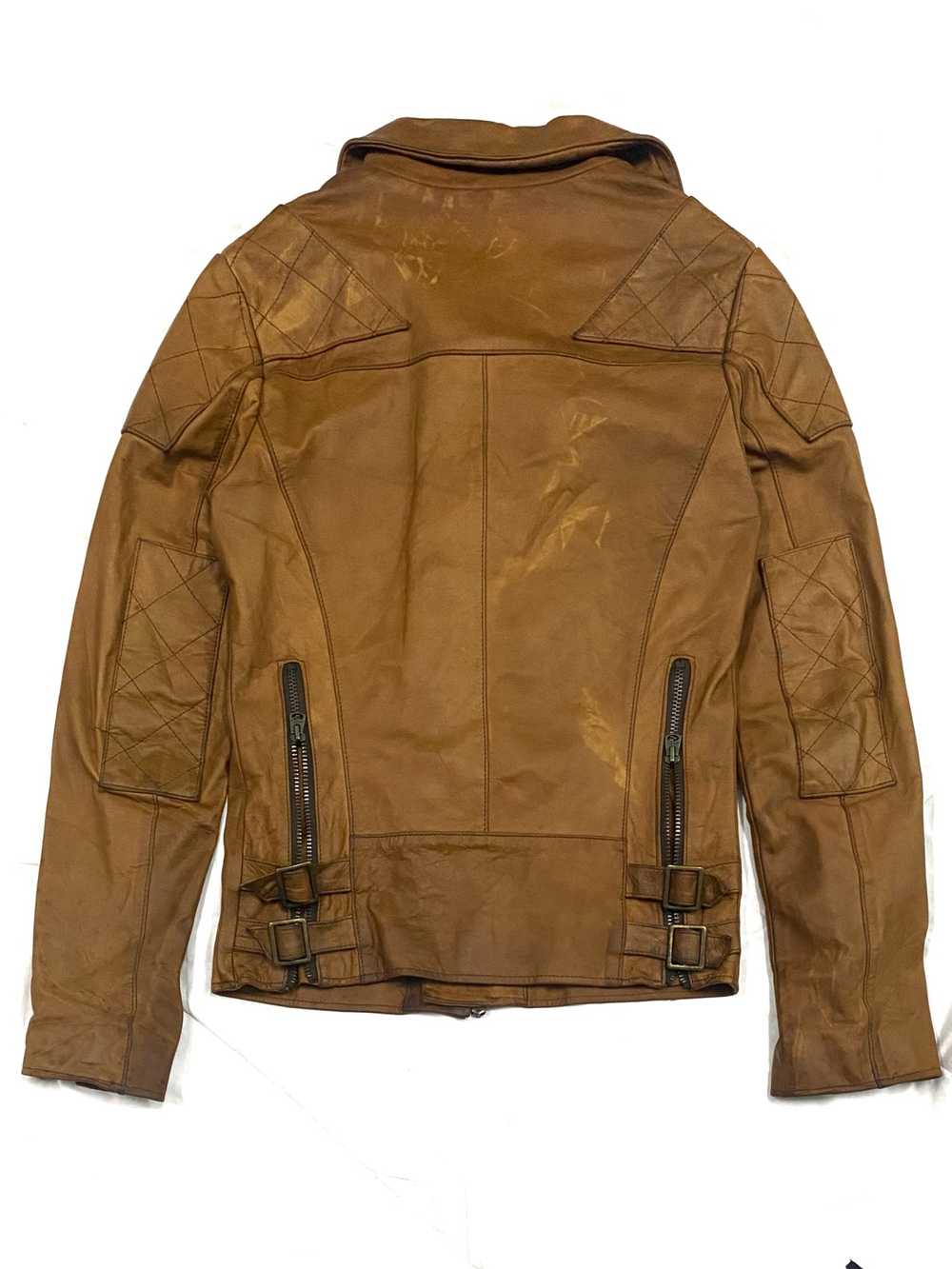 Archival Clothing - Genuine Cow Leather Jacket Fo… - image 2