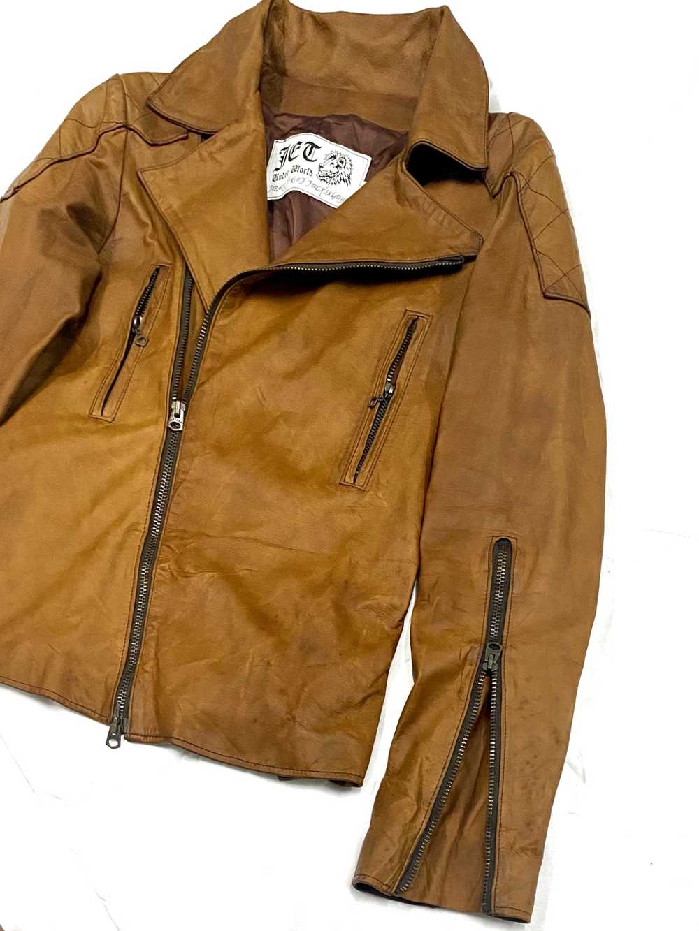 Archival Clothing - Genuine Cow Leather Jacket Fo… - image 6