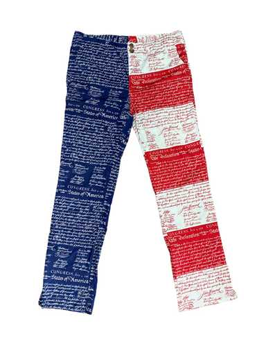 Designer - Archive Newspaper Design pants hype do… - image 1