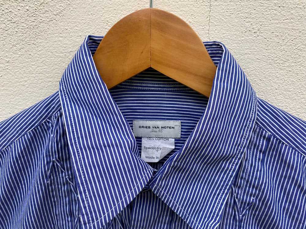 Dries Van Noten Striped Luxury Shirt - image 4