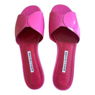 Manolo Blahnik Patent leather sandal