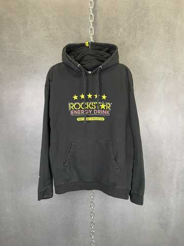Rockstar Vintage Y2K black rockstar energy hoodie 