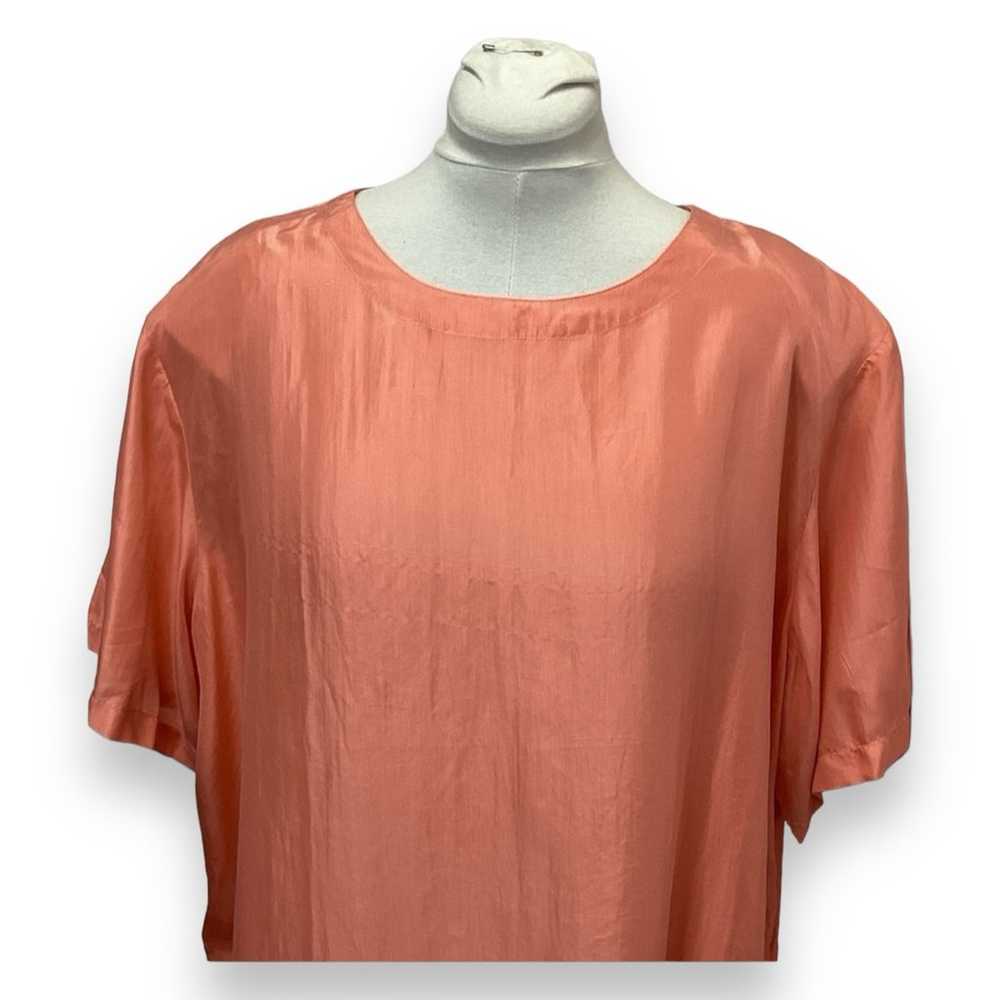 Bedford Fair Vintage Women’s 100% Silk Blouse, Or… - image 2