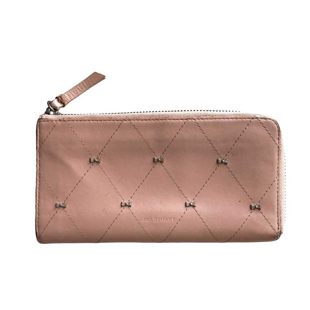 Jil Stuart - Jill Stuart NYC Nude Leather Designer Long Wallet