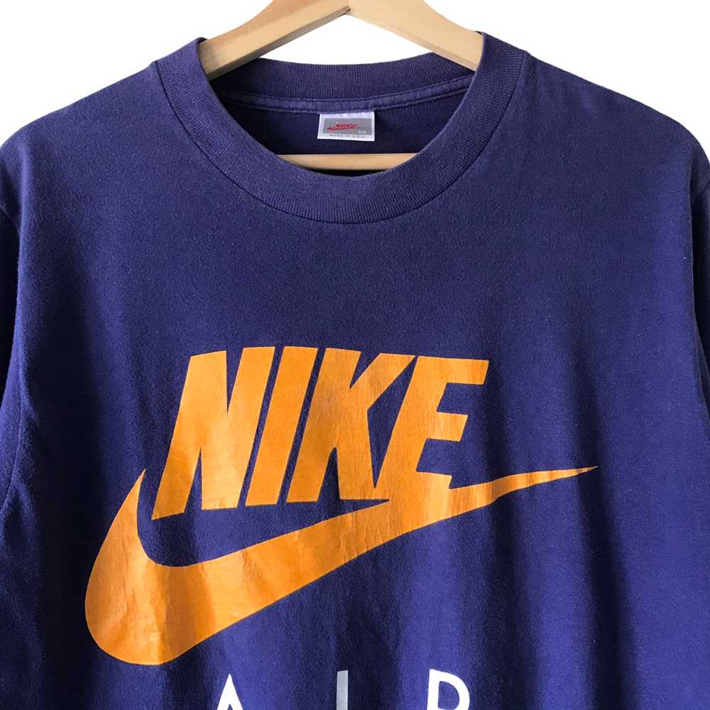 Authentic Vintage 1990s Nike Grey Tag Swoosh Big … - image 3