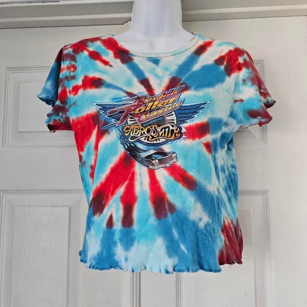 Y2k 2000s vtg tie dye disney rocket roller coaste… - image 2