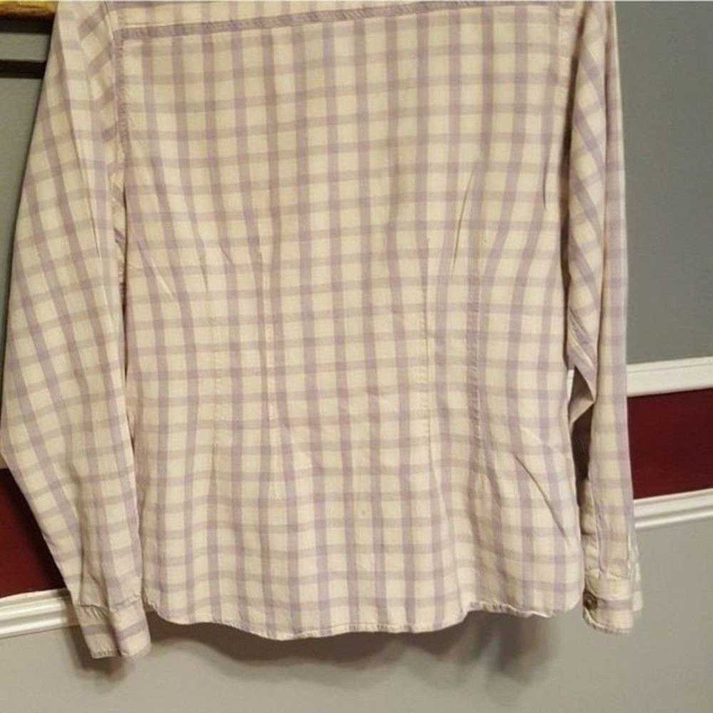 Vintage County Seat plaid shirt size Large, viole… - image 3