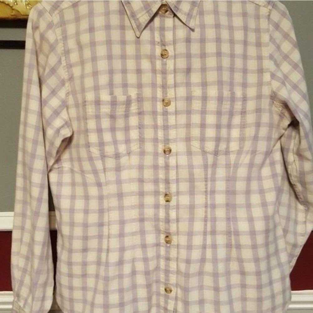 Vintage County Seat plaid shirt size Large, viole… - image 6