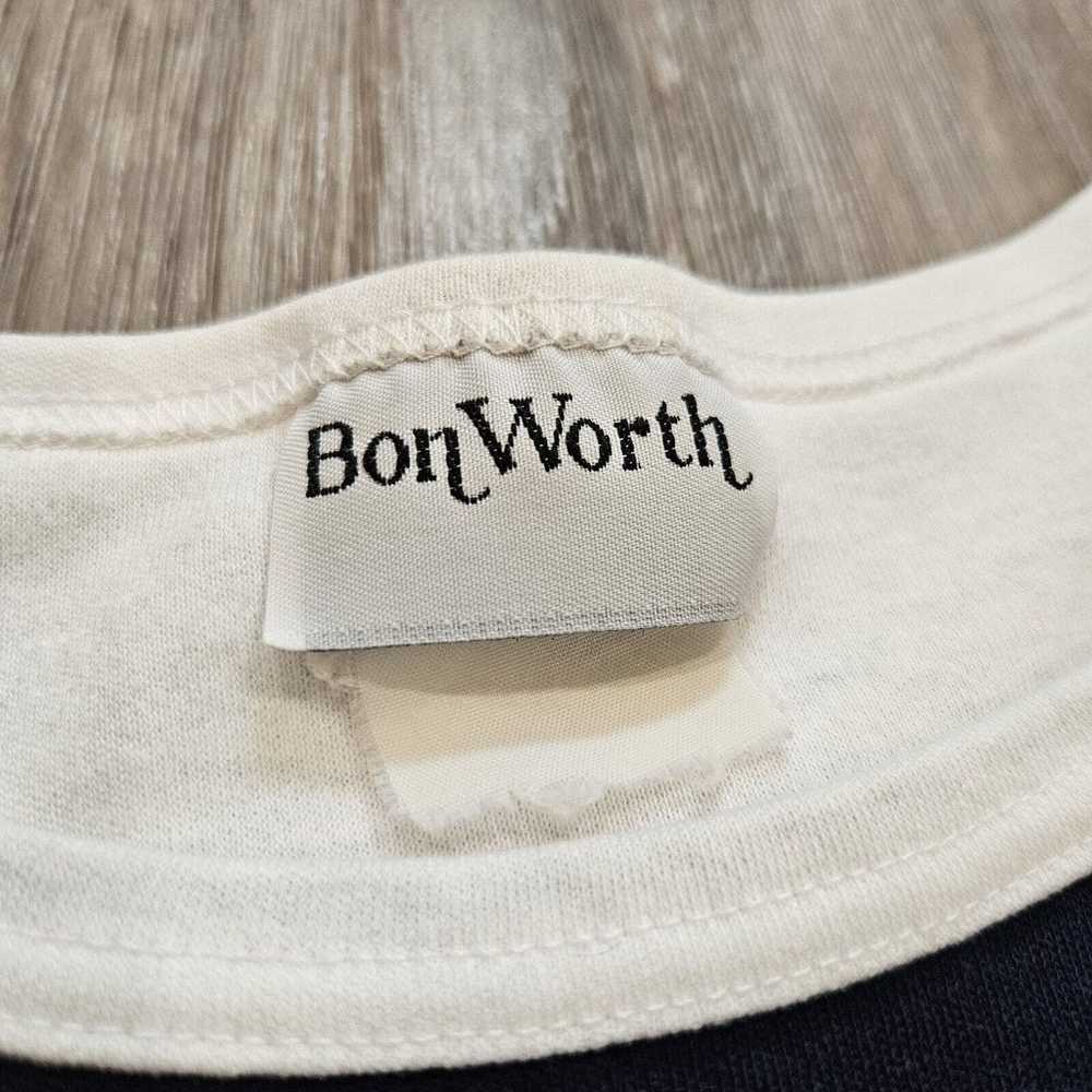 Vtg Bonworth Embroidered Top Womens Size XL Stars… - image 5