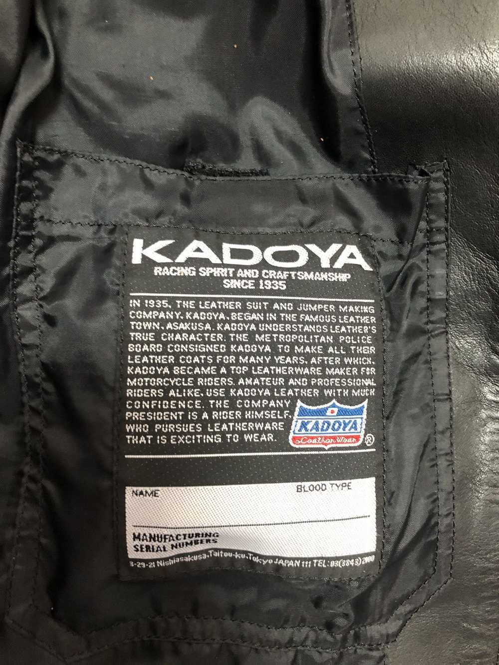 Japanese Brand × Kadoya Kadoya N-2B Fur Leather B… - image 12