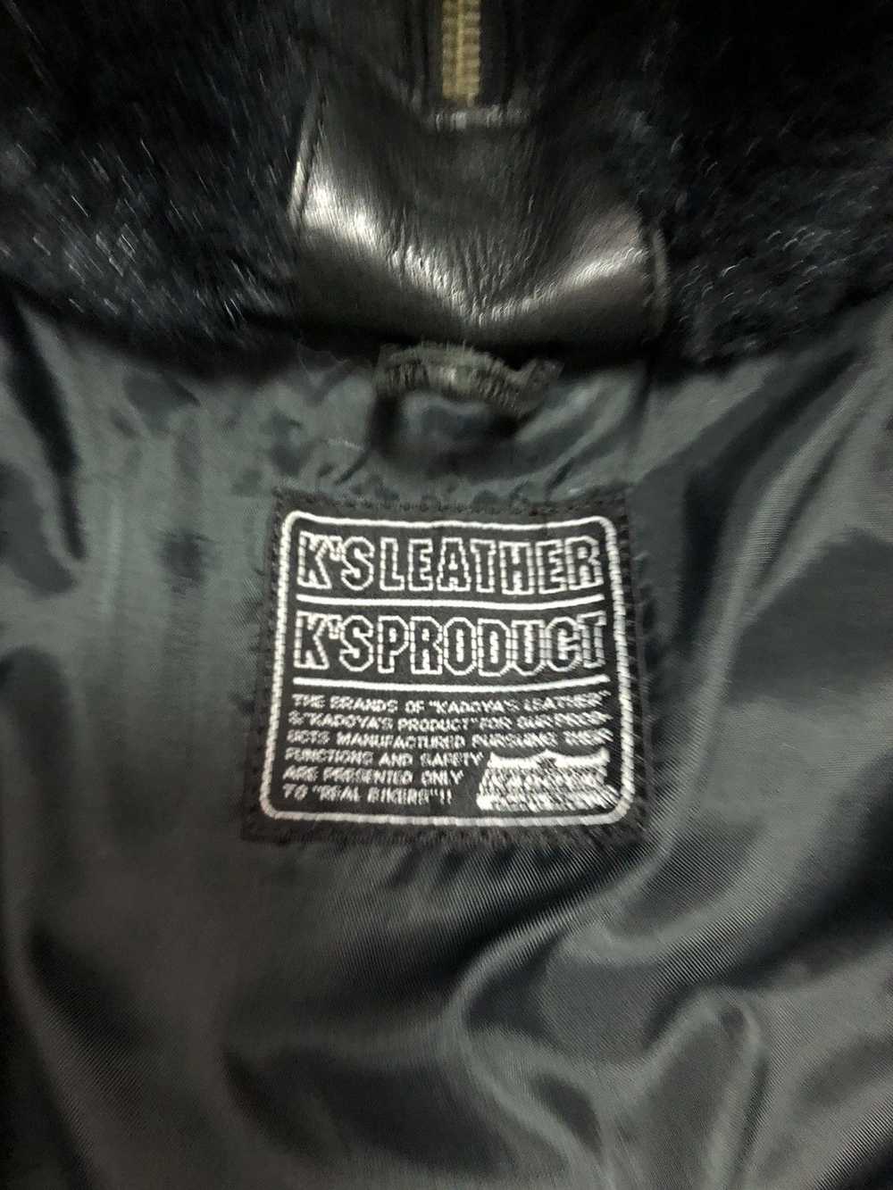 Japanese Brand × Kadoya Kadoya N-2B Fur Leather B… - image 8